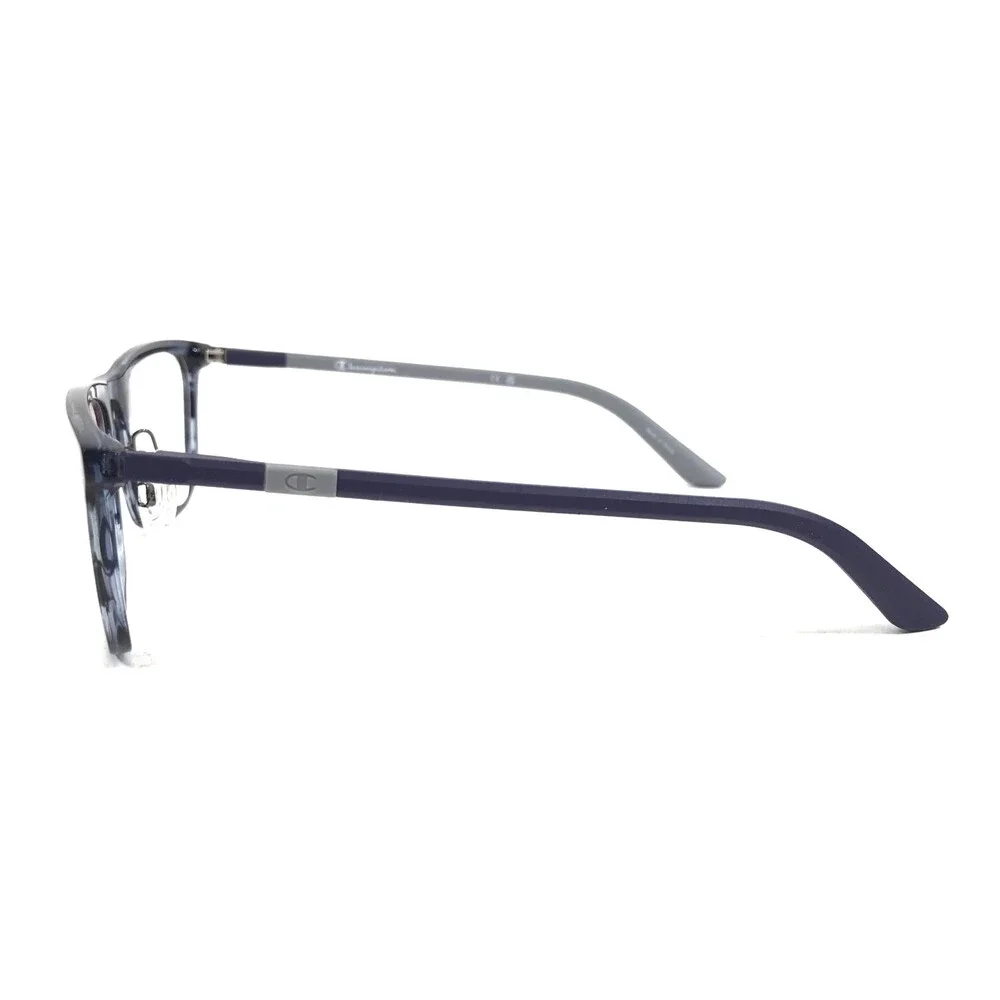 Champion Eyeglasses Frames CFIT 300 C03 Blue Gray Rectangle Full Rim 54-19-140